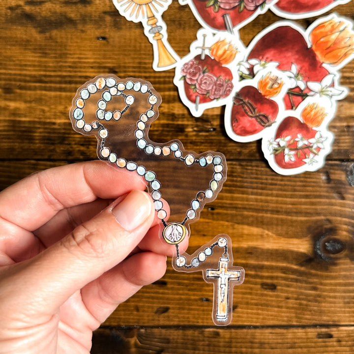 Rosary, Vinyl Sticker