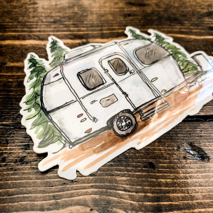 Camper, Vinyl Sticker