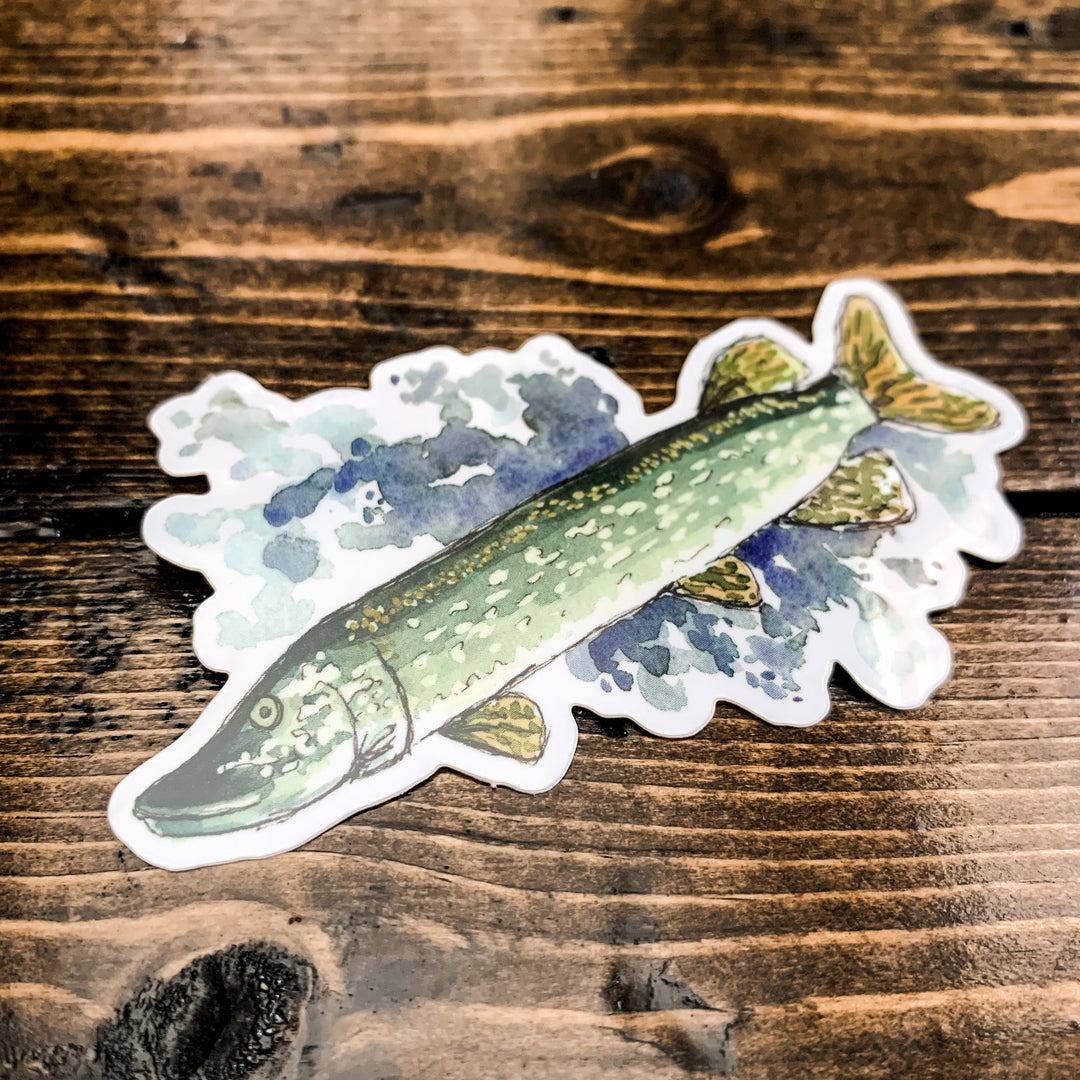 Northern Pike, Vinyl Sticker