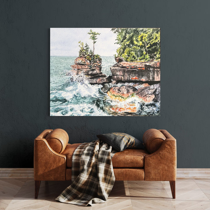 Big Bay, Large Canvas Print