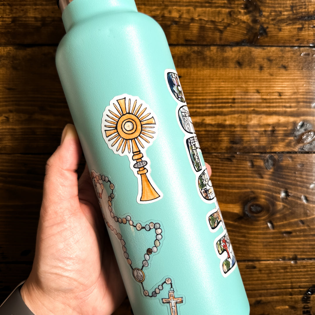 Monstrance, Vinyl Sticker