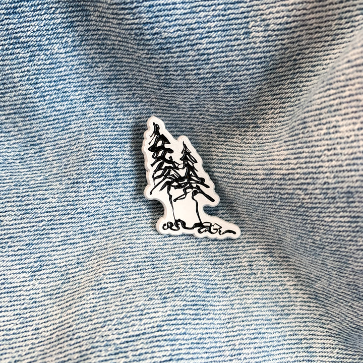 Ink Pine, Enamel Pin