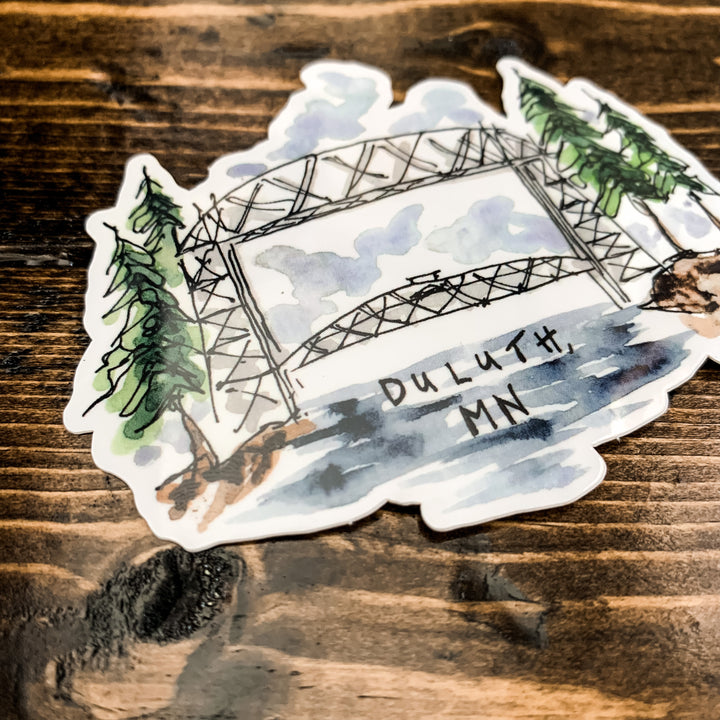 Duluth Lift Bridge, Vinyl Sticker