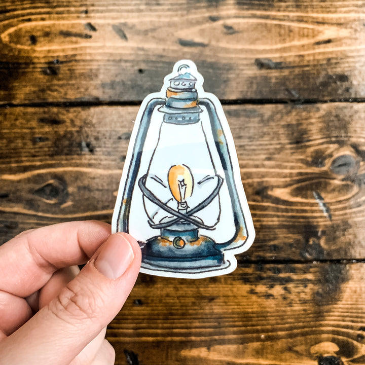 Blue Lantern, Vinyl Sticker