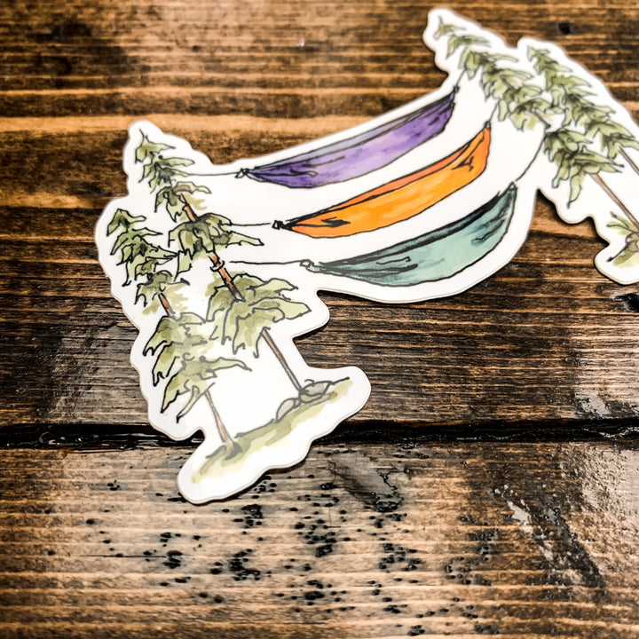 Hammock, Vinyl Sticker
