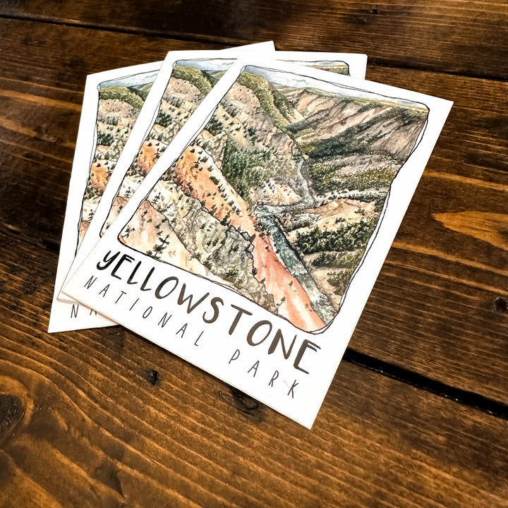 Yellowstone National Park, Vinyl Sticker