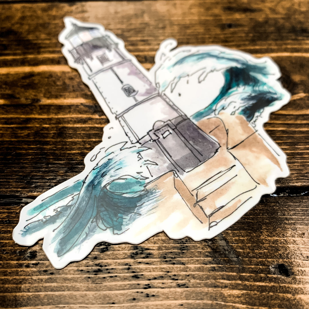 North Pier Lighthouse, Vinyl Sticker