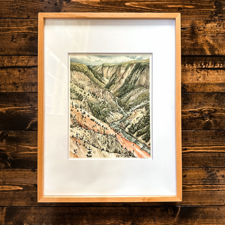 Yellowstone National Park, Original Painting