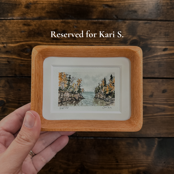 RESERVED for Kari - Mini Landscape 