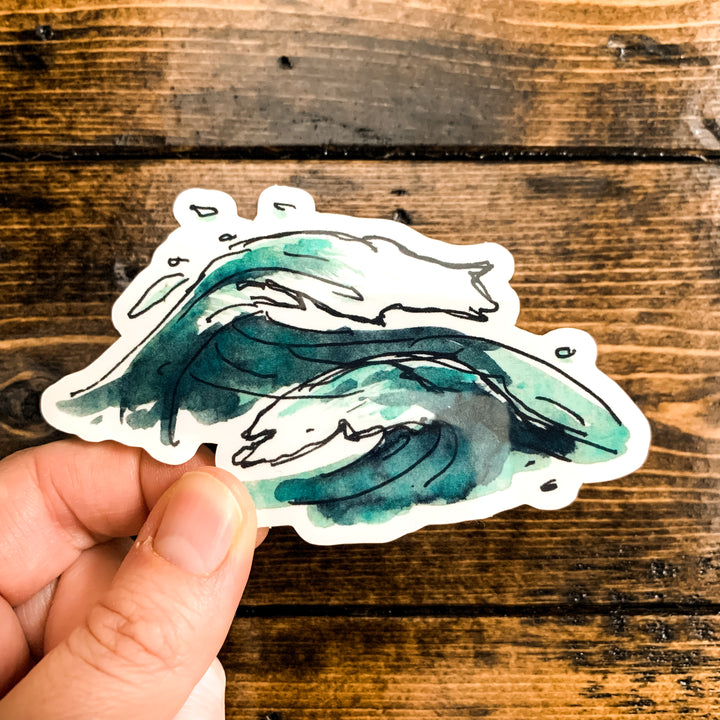 Wave, Vinyl Sticker