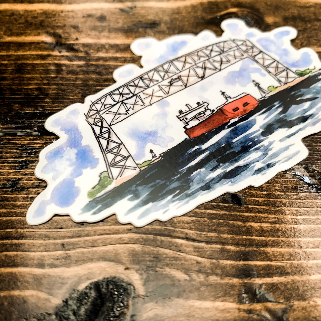Port City Freighter, Vinyl Sticker
