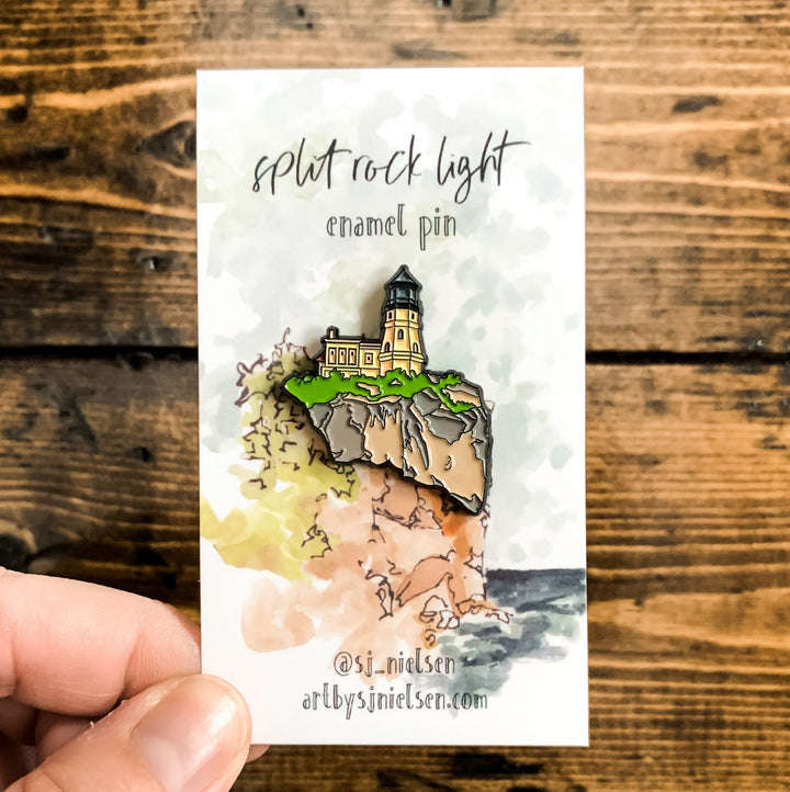 Split Rock Light, Enamel Pin