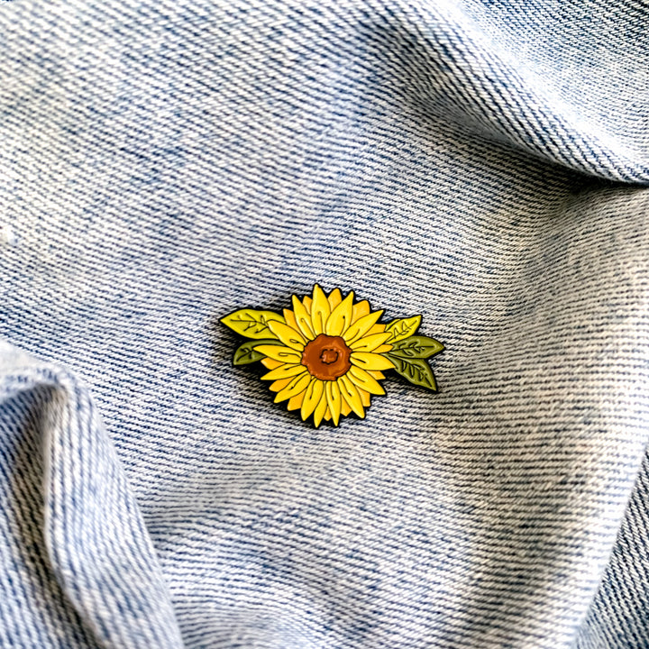 Sunflower, Enamel Pin