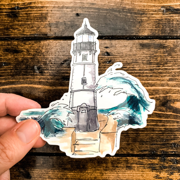 North Pier Lighthouse, Vinyl Sticker