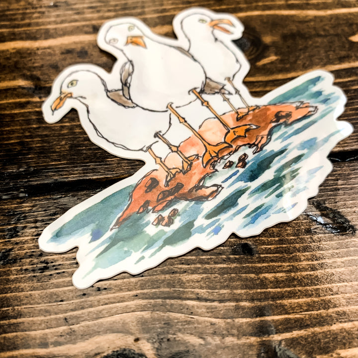 Gull Trio, Vinyl Sticker