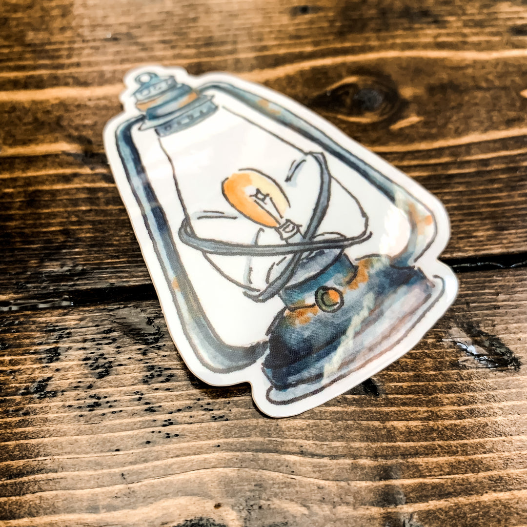 Blue Lantern, Vinyl Sticker