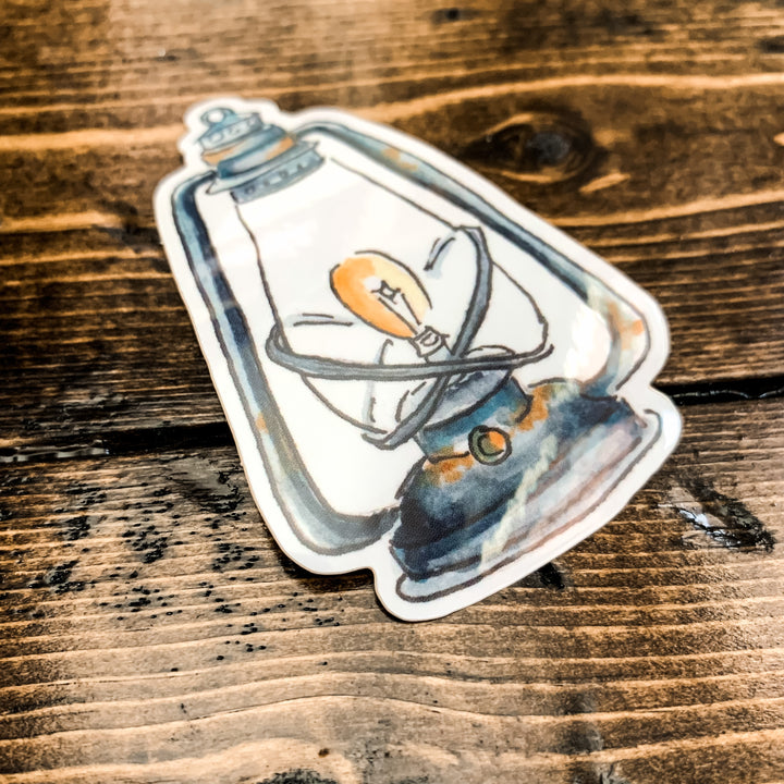 Blue Lantern, Vinyl Sticker