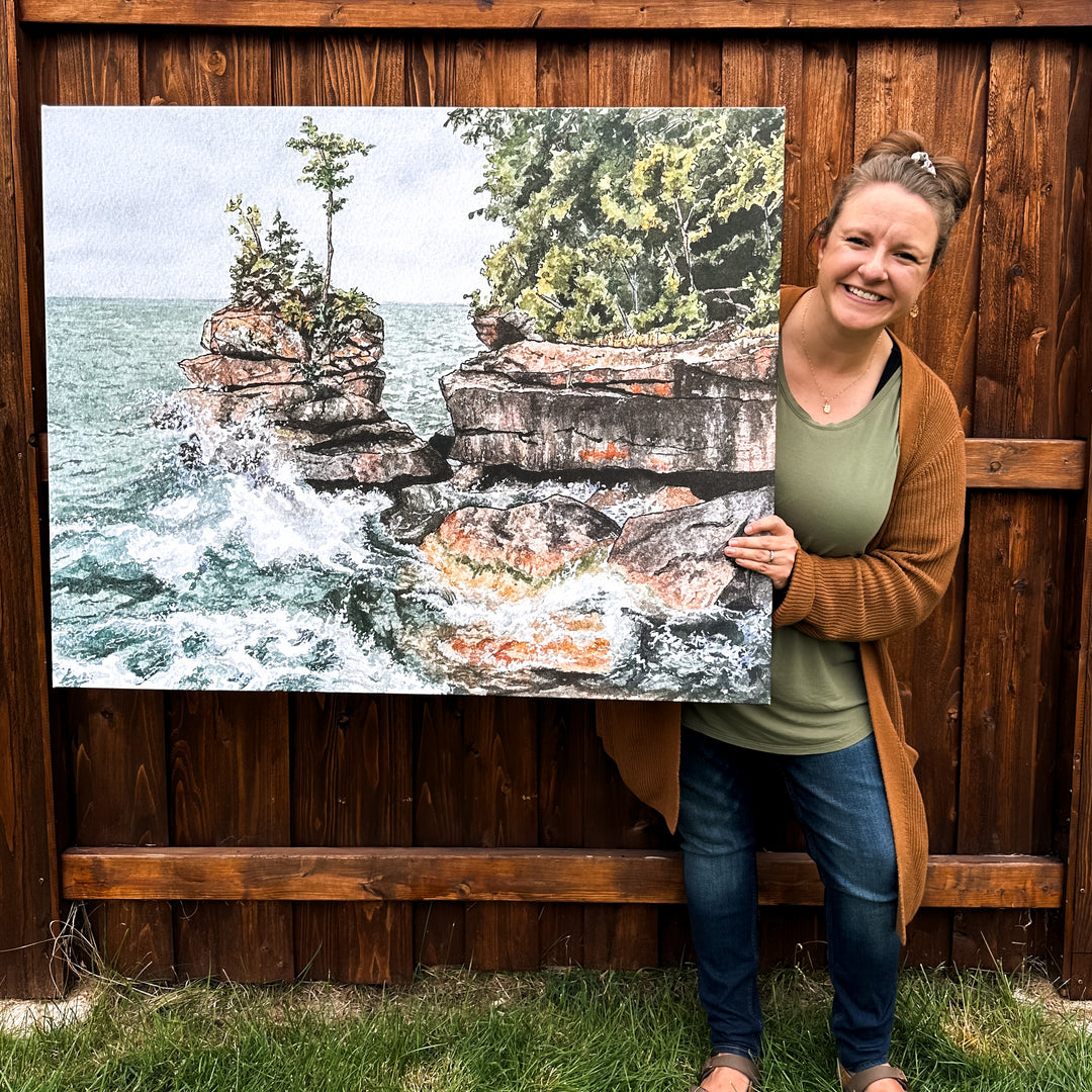 Big Bay, Large Canvas Print