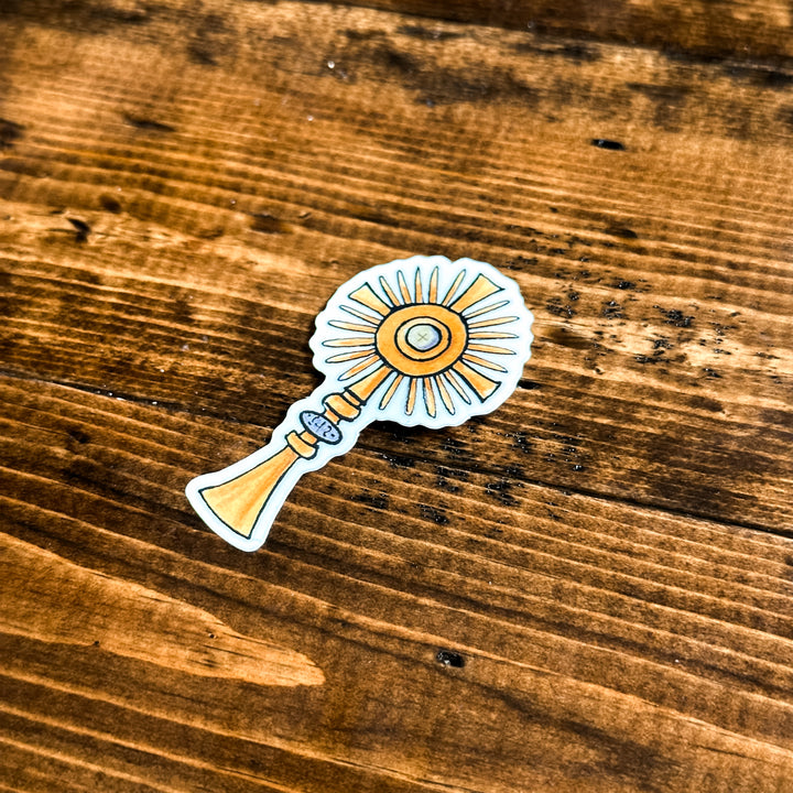 Monstrance, Vinyl Sticker