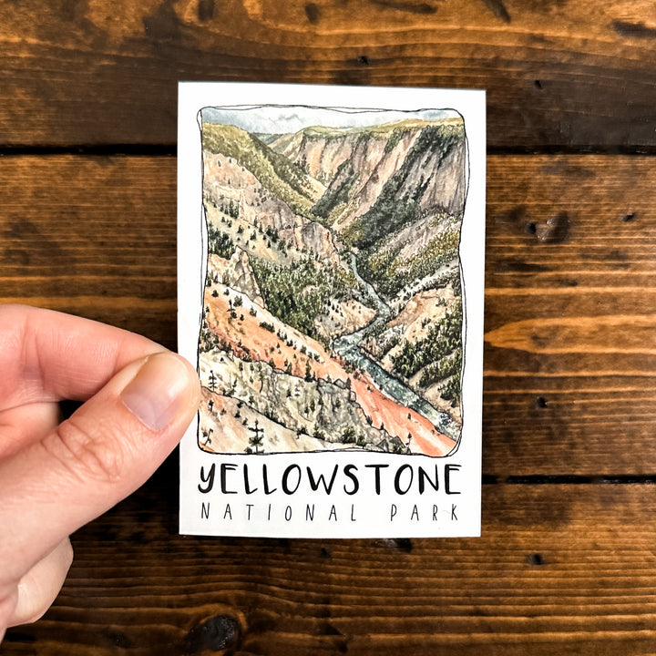 Yellowstone National Park, Vinyl Sticker