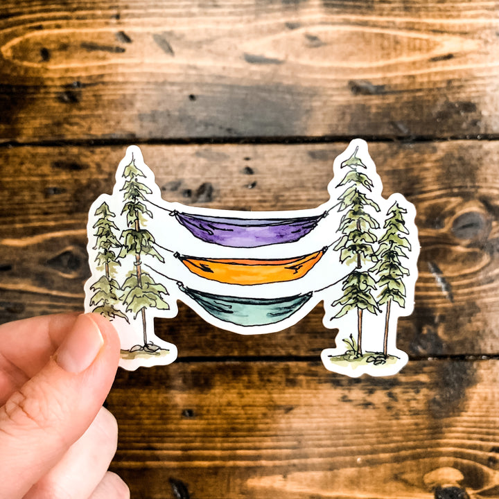 Hammock, Vinyl Sticker