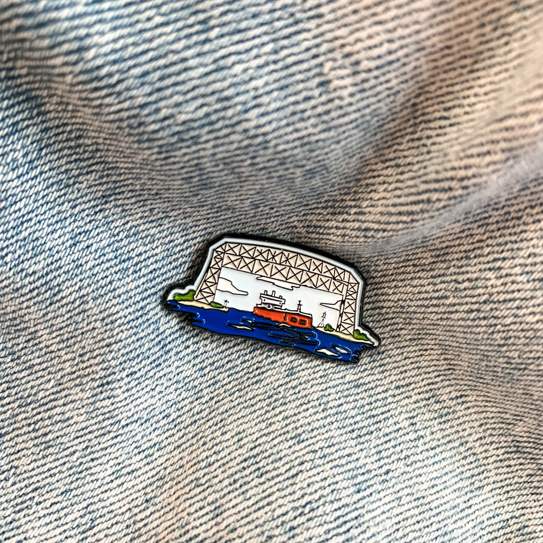 Port City Freighter, Enamel Pin