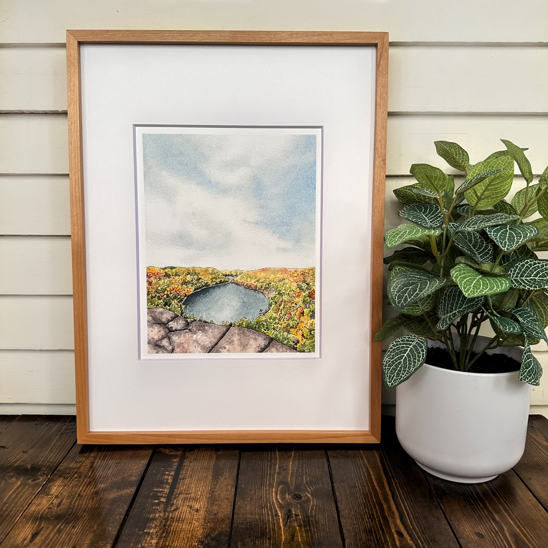 Bean &amp; Bear Lake Print