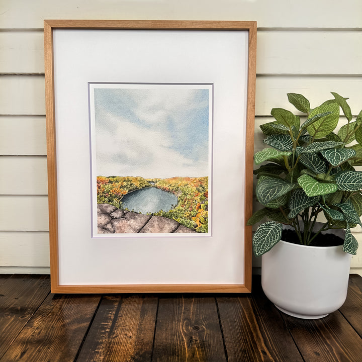 Bean &amp; Bear Lake Print