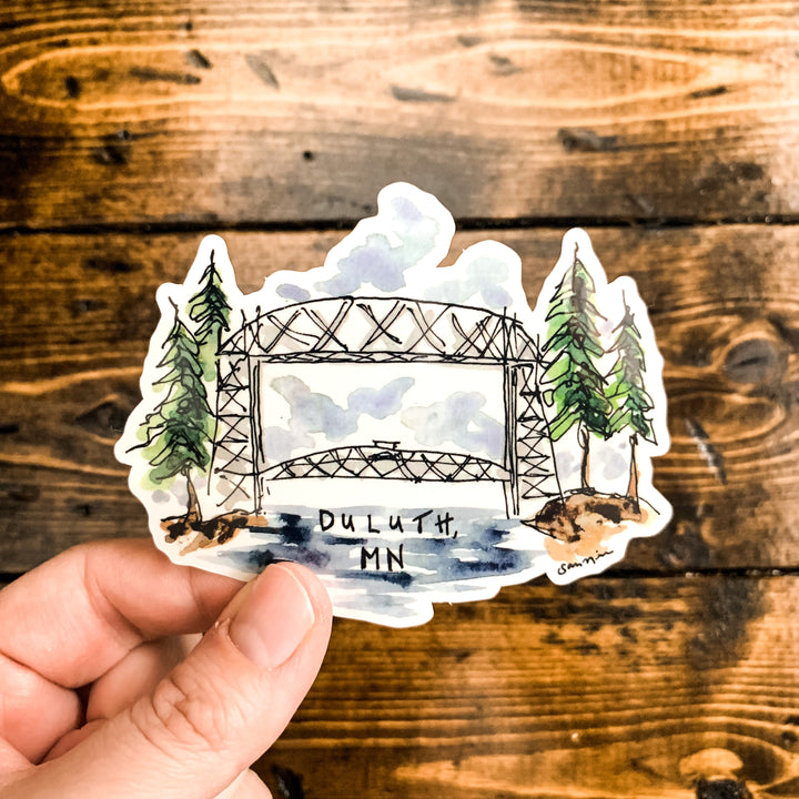 Duluth Lift Bridge, Vinyl Sticker