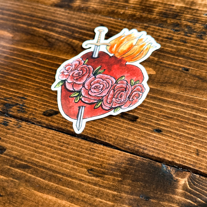 Immaculate Heart of Mary, Vinyl Sticker