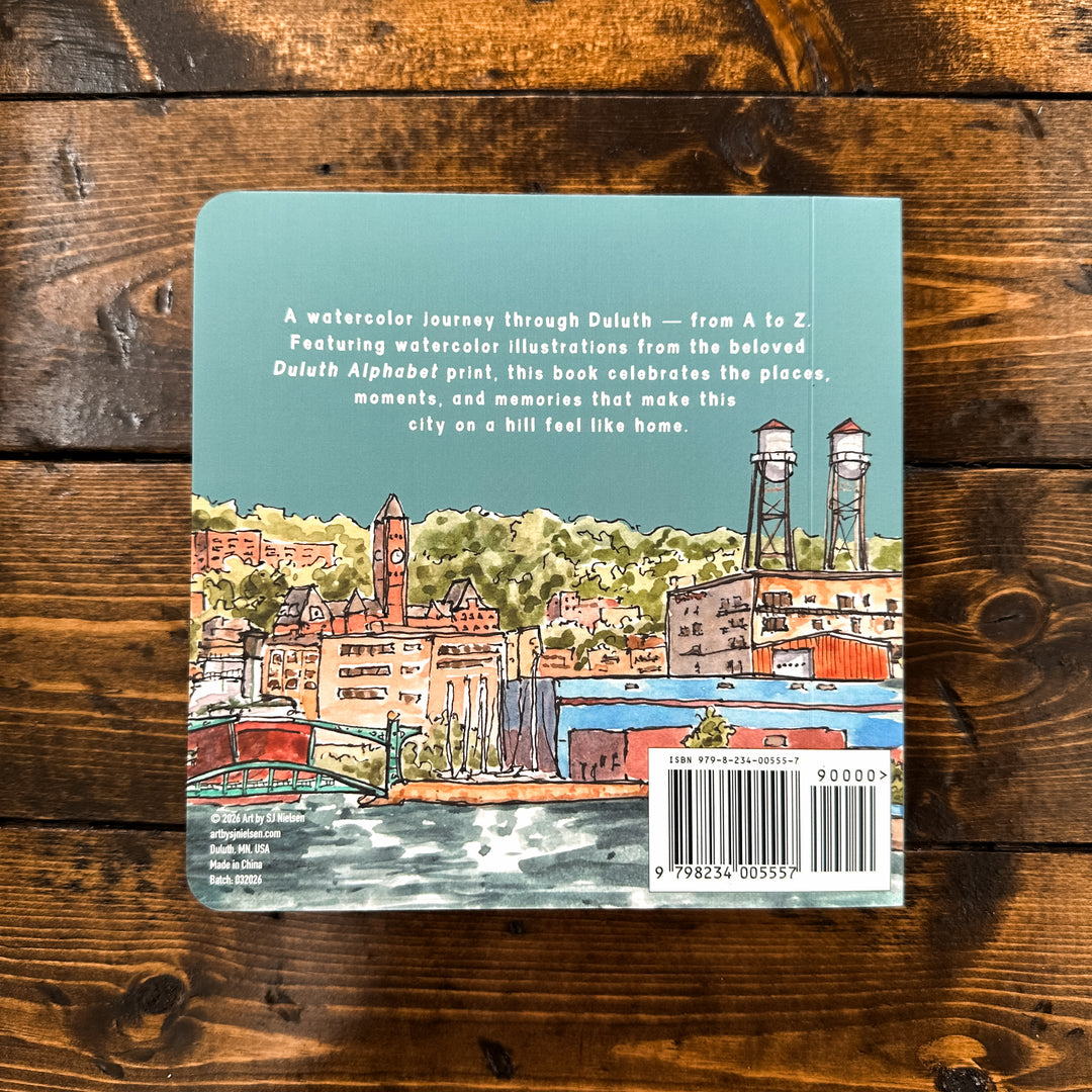 PREORDER Duluth Alphabet Board Book - JULY 2026 release