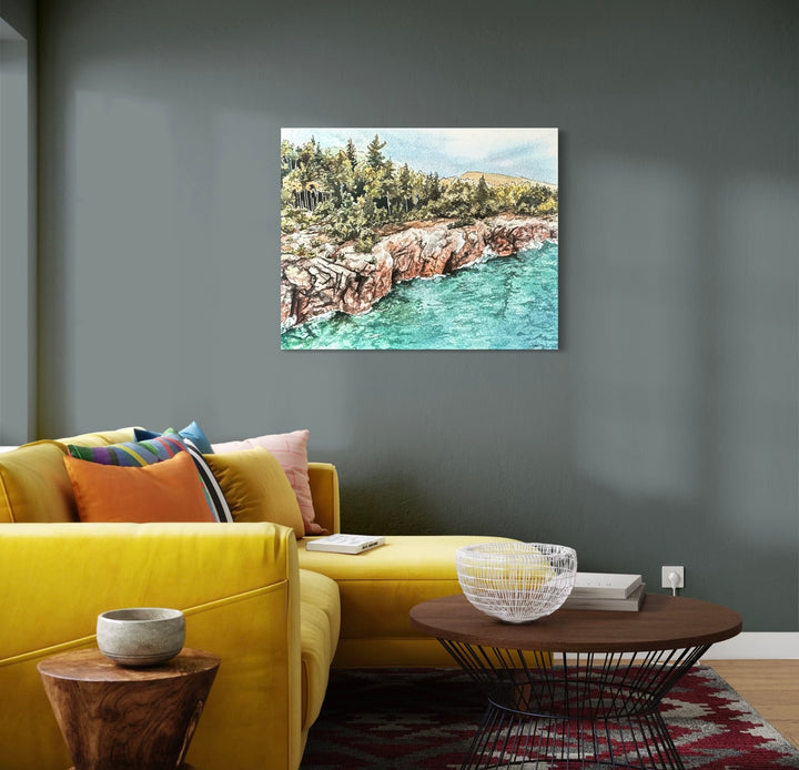 Misty Waters, Large Canvas Print