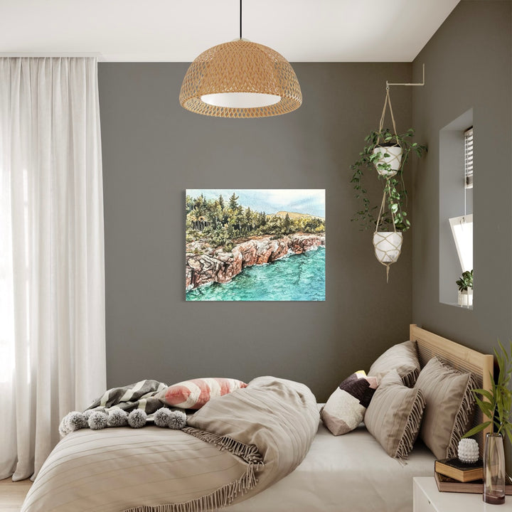 Misty Waters, Large Canvas Print
