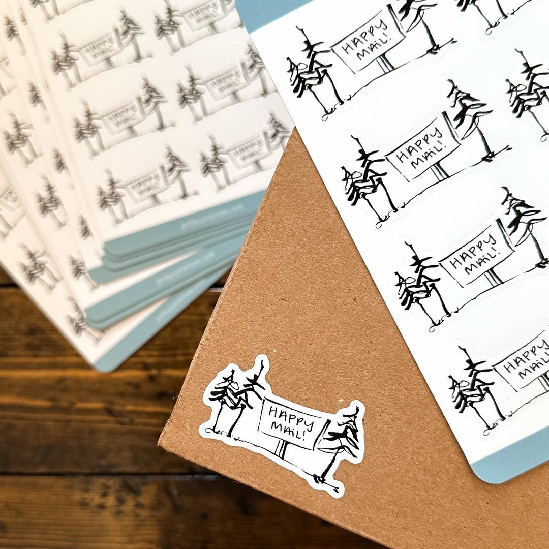 Happy Mail Sticker Sheet