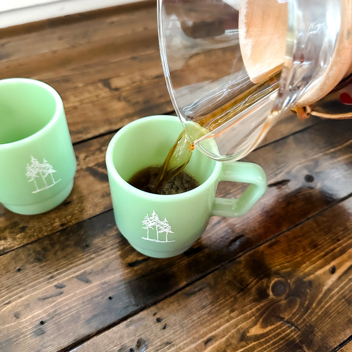 PREORDER - 8oz Mini Pine Mug - Jade