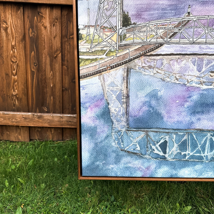 Cotton Candy Skies, Large Canvas Print