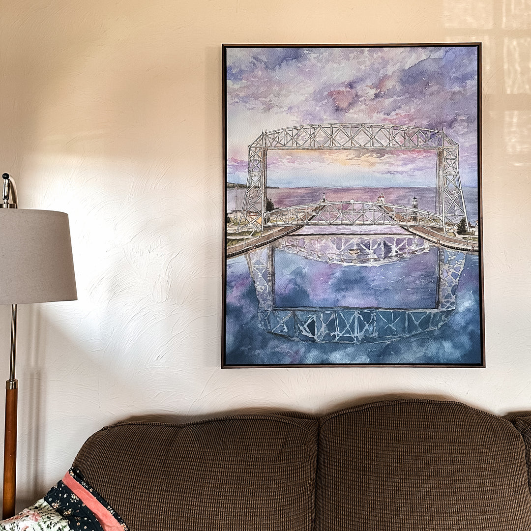 Cotton Candy Skies, Large Canvas Print