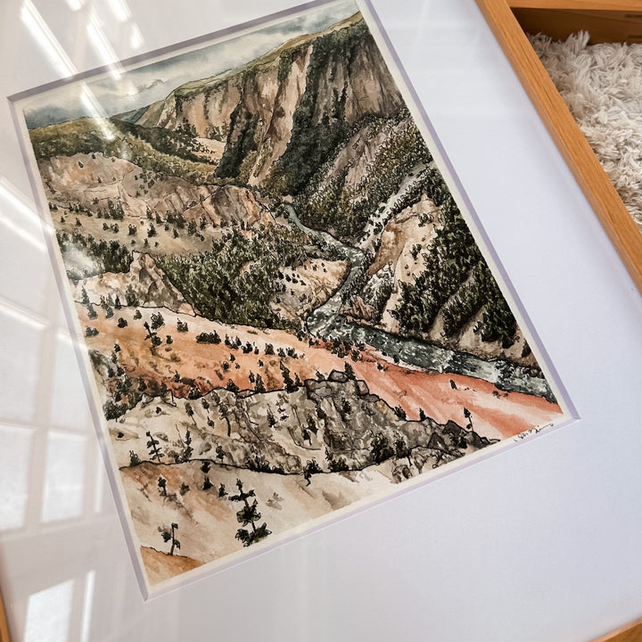 Yellowstone National Park, Original Painting