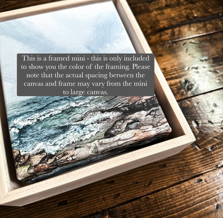 Big Bay, Large Canvas Print