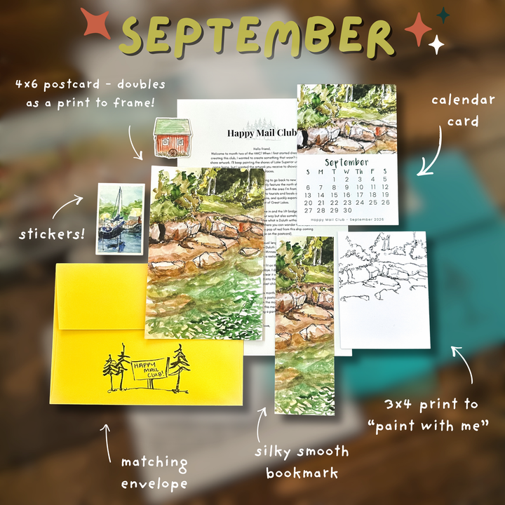 Catch up Month - September Happy Mail Club